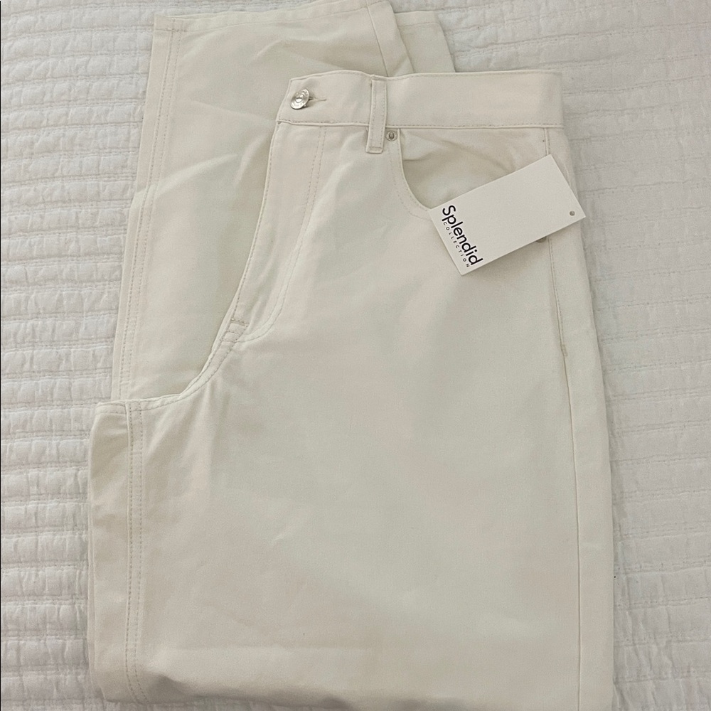 Splendid Ivory Pants